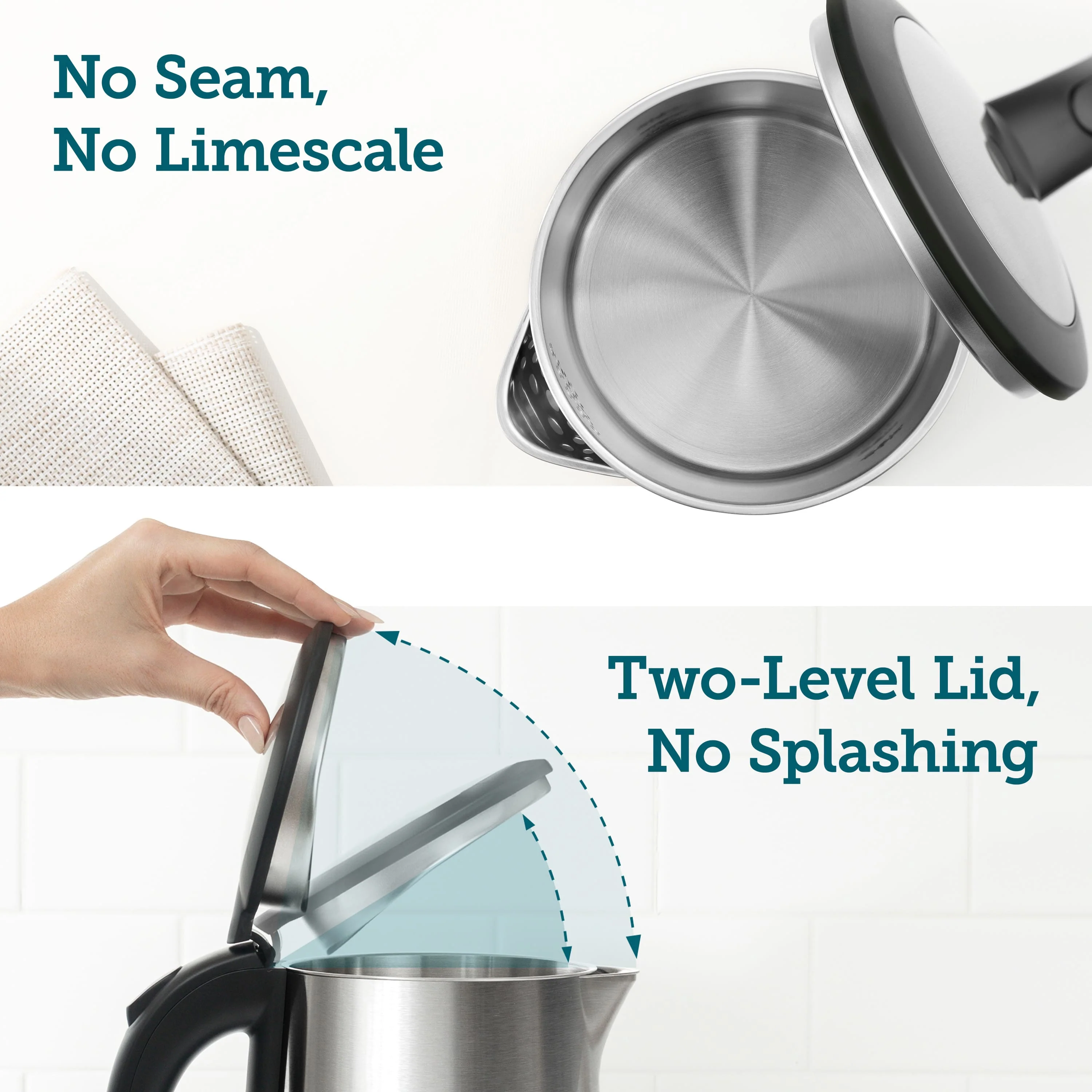 Cosori 1.5L Double Wall Stainless Steel Electric Kettle - Image 7
