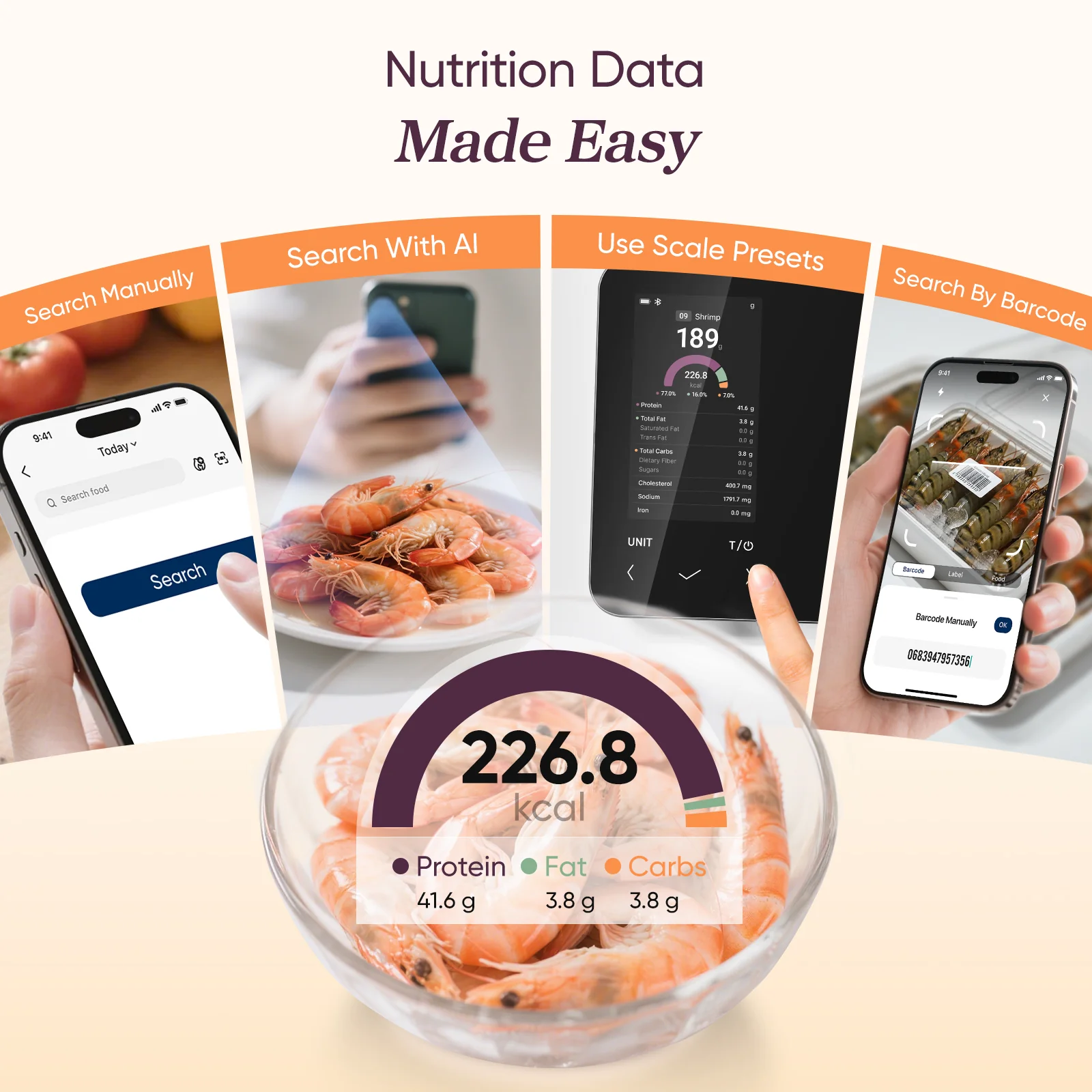Cosori NutriLens Smart Nutrition Scale - Image 11