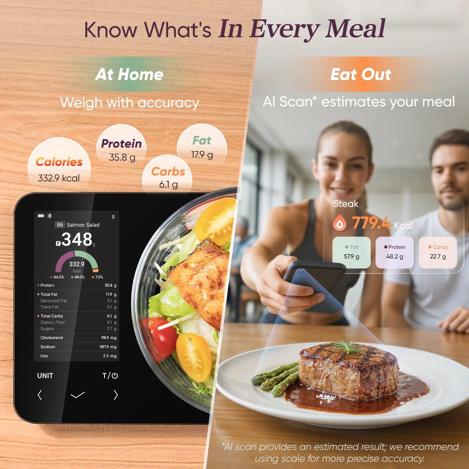 Cosori NutriLens Smart Nutrition Scale - Image 8